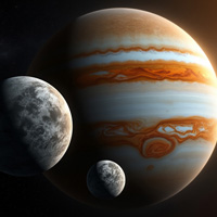 Moons of Jupiter - by Thomas Bruner